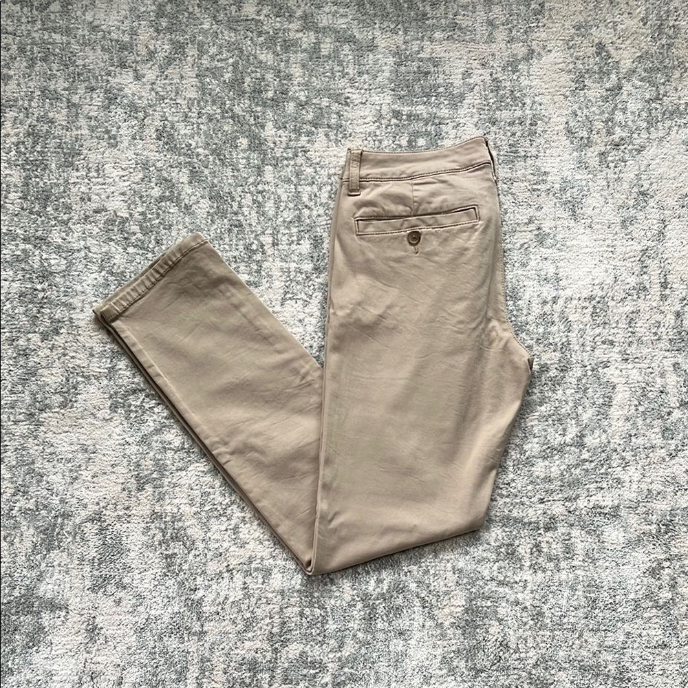 American Eagle Khakis, Super Stretch Twill, Skinny Style, Size 8
